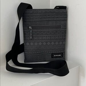 DAKINE Jive Travel Bag Cross Body Grey Neutral Geometric Adjustable Strap